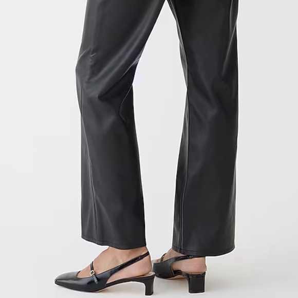 J.Crew Slim wide-leg pant in faux leather - Picture 12 of 15
